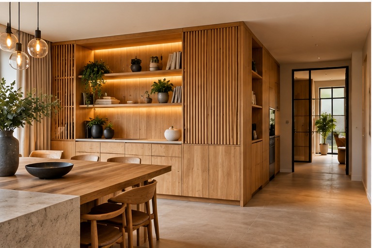 Houten interieur