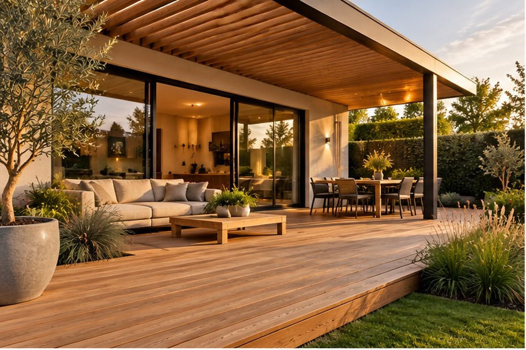 Houten terras